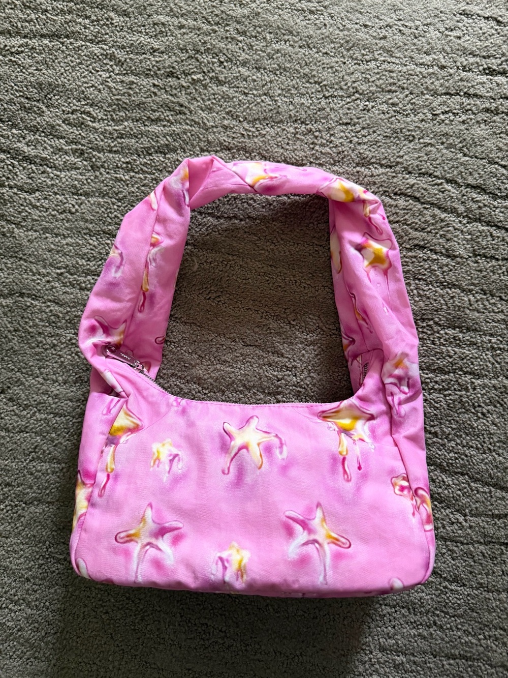 Baggu Meringue Bag - Pink Dancing Star Print